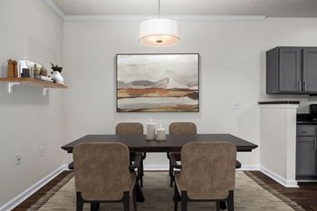 Separate dining area